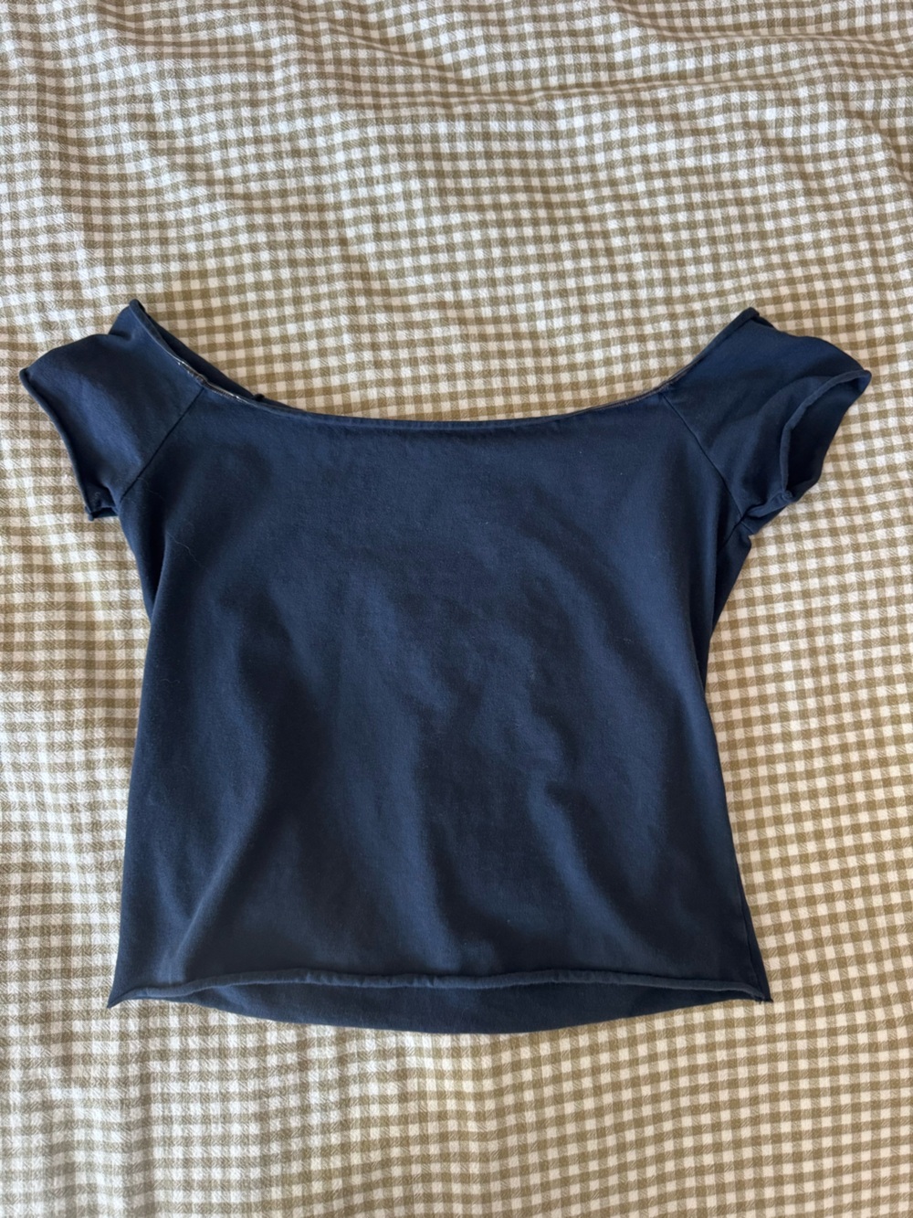 Brandy Melville Navy Blue Shirt